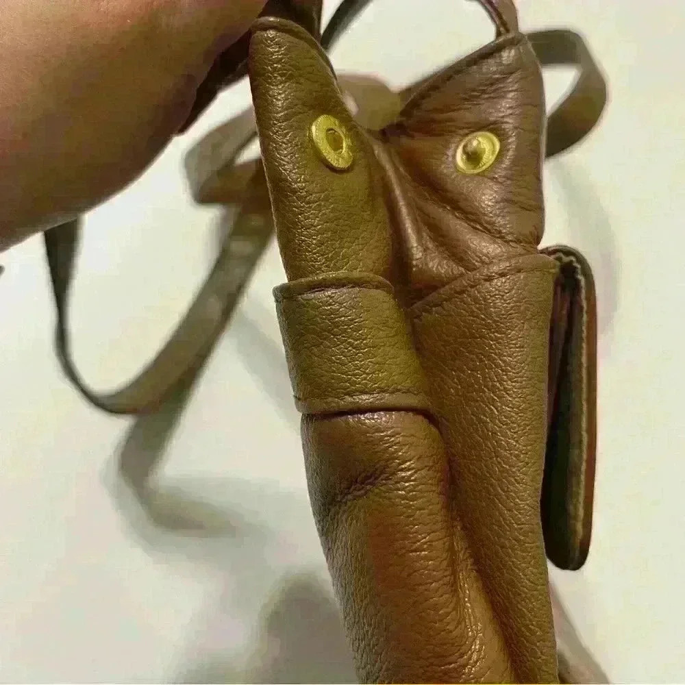 Dolce Vita leather Shoulder Bag Brown - Picture 6 of 13